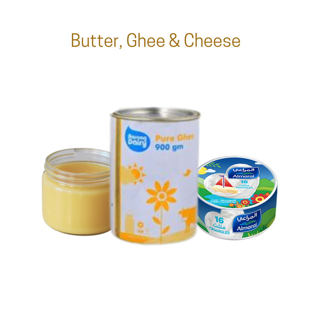 Butter, Ghee & Cheese