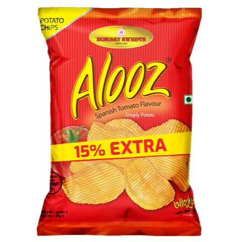 Bombay Sweets Alooz Spanish Tomato Flavour Chips