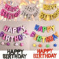 Happy Birthday Aluminum Foil Letters Banner