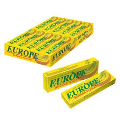 Europe Chewing Gum Banana